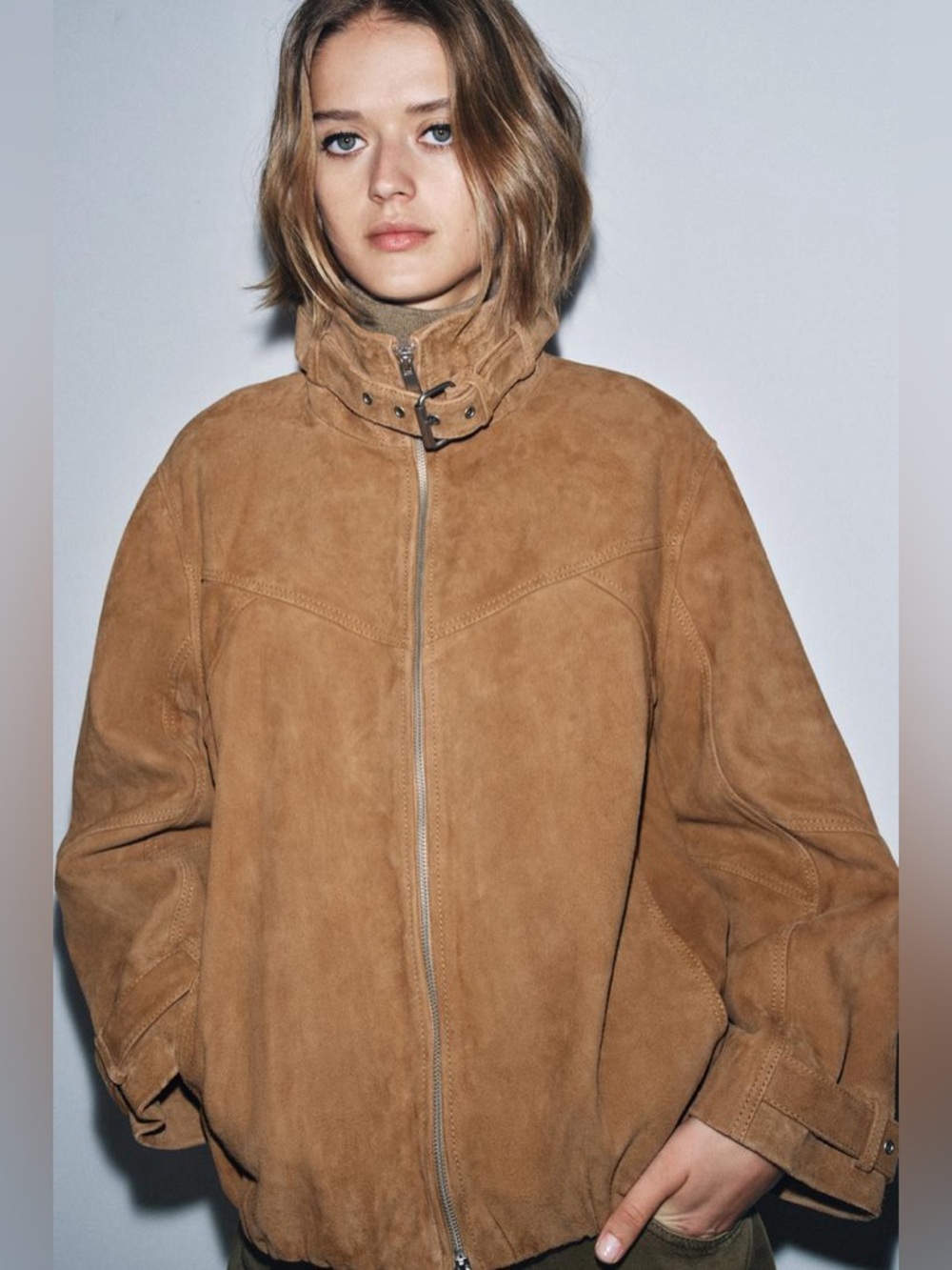 NWT Viral Zara Suede Jacket
